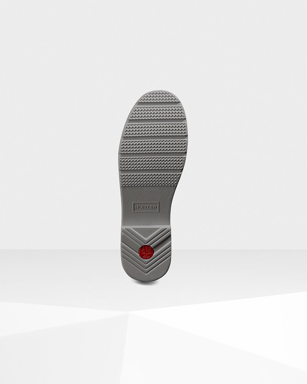 Botas Chelsea Hunter Mujer Gris Refined Gloss Slim Fit 502948-INL